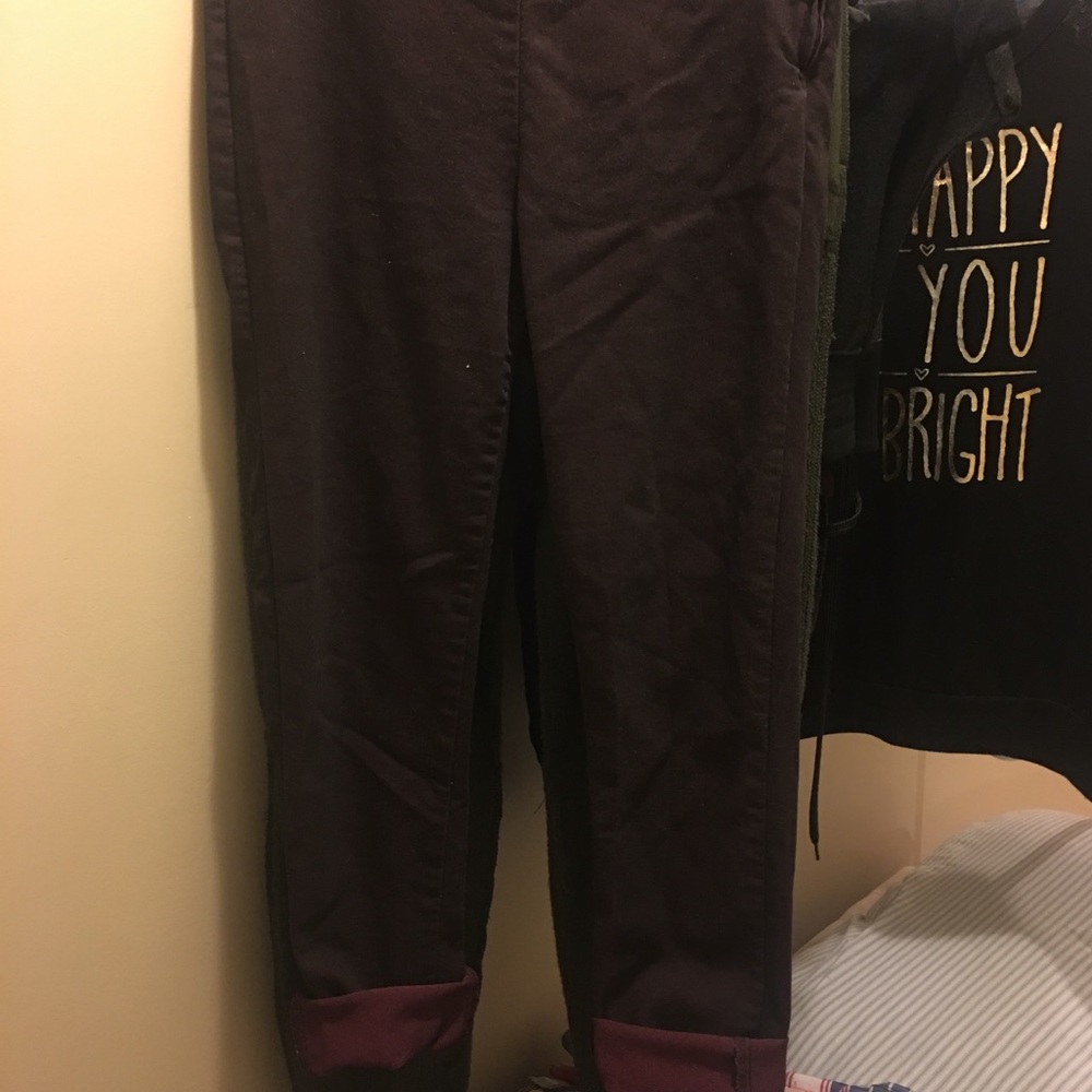 Burgundy Skinnies